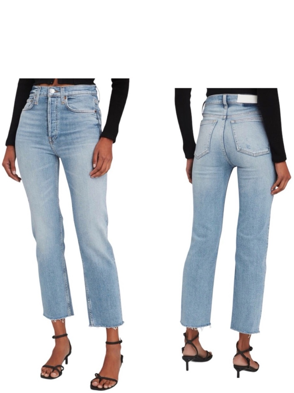 Levis Re/Done 70s High-Rise Stove Pipe Jeans Size 25